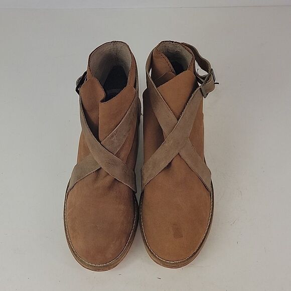 Free People Las Palmas Distressed Leather Women's Ankle Boots - Picture 10 of 15